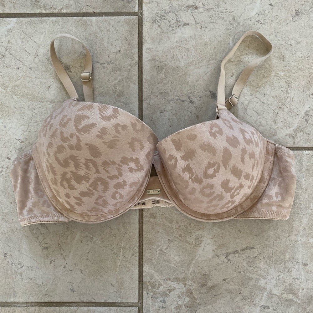 Self Expressions iFit Nude Leopard Print Pushup Bra
